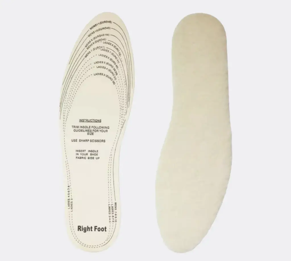 Semelles laine naturelle G-Heat