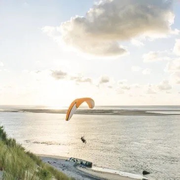 baptême en parapente à Arcachon au-dessus de la Dune du Pilat
