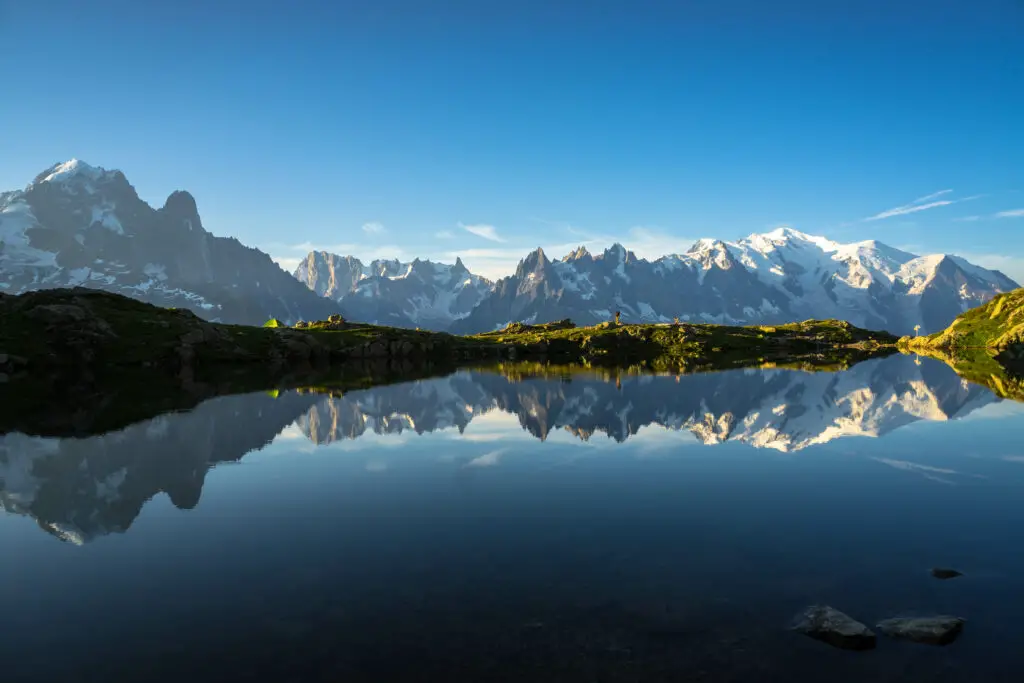 aiguilles rouges sur le tmb