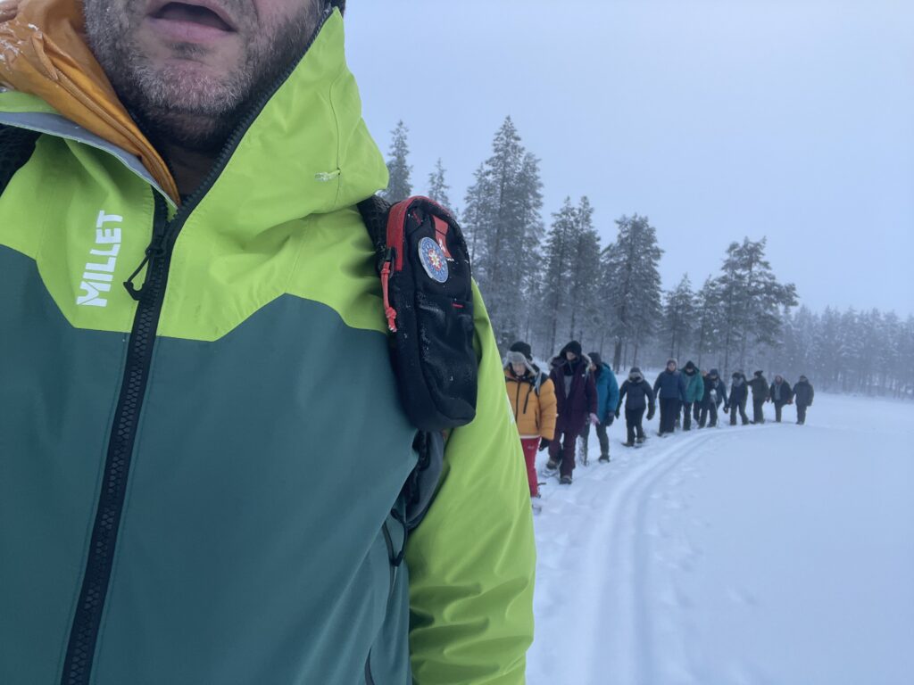 Test grandeur nature en laponie suédoise de la veste de montagne millet kamet en gore-tex