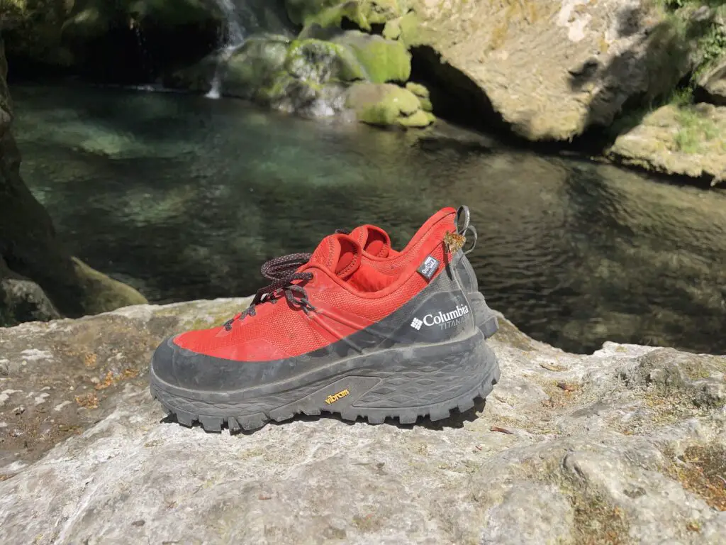 Test terrain de la Chaussure de Randonnée Tellurix™ Titanium™ Outdry™ Homme de Columbia