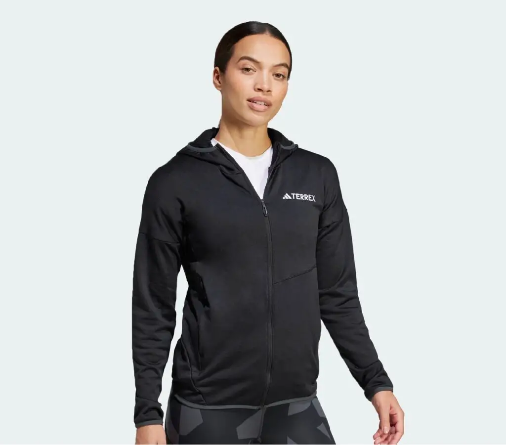 Veste à capuche molleton léger Terrex Xperior Climawarm devant