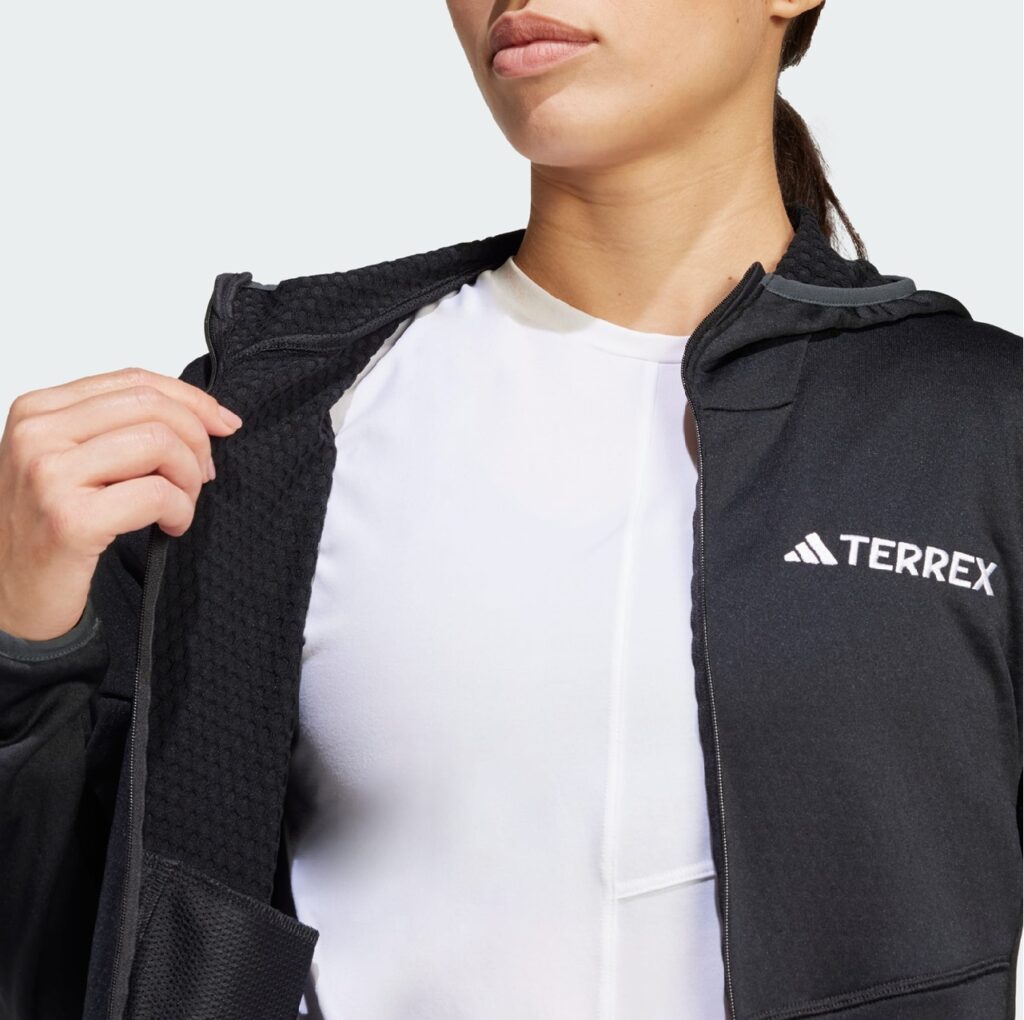 Veste à capuche molleton léger Terrex Xperior Climawarm intérieur abeille