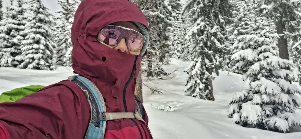 Test de la veste Summit Futurelight Amk The North Face en raquettes aux Saisies
