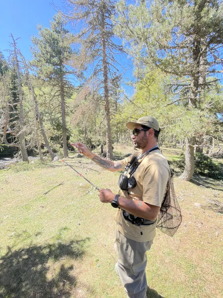 Benoit Moreno Guide pêche à la mouche dans les pyrénées orientales à Font-Romeu