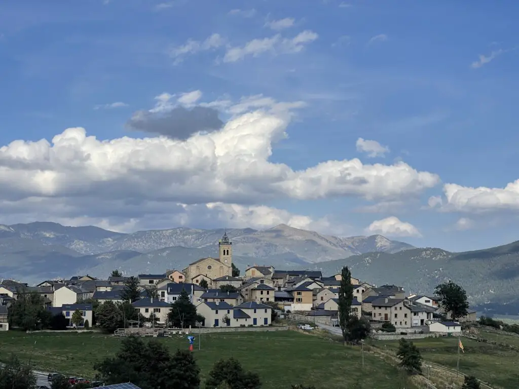 Le village des Angles au Capcir dans les PO