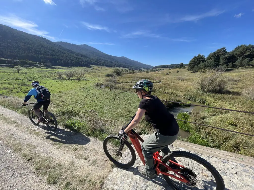 rando vtt sur les chemins de rando du capcir dans le pyrénées
