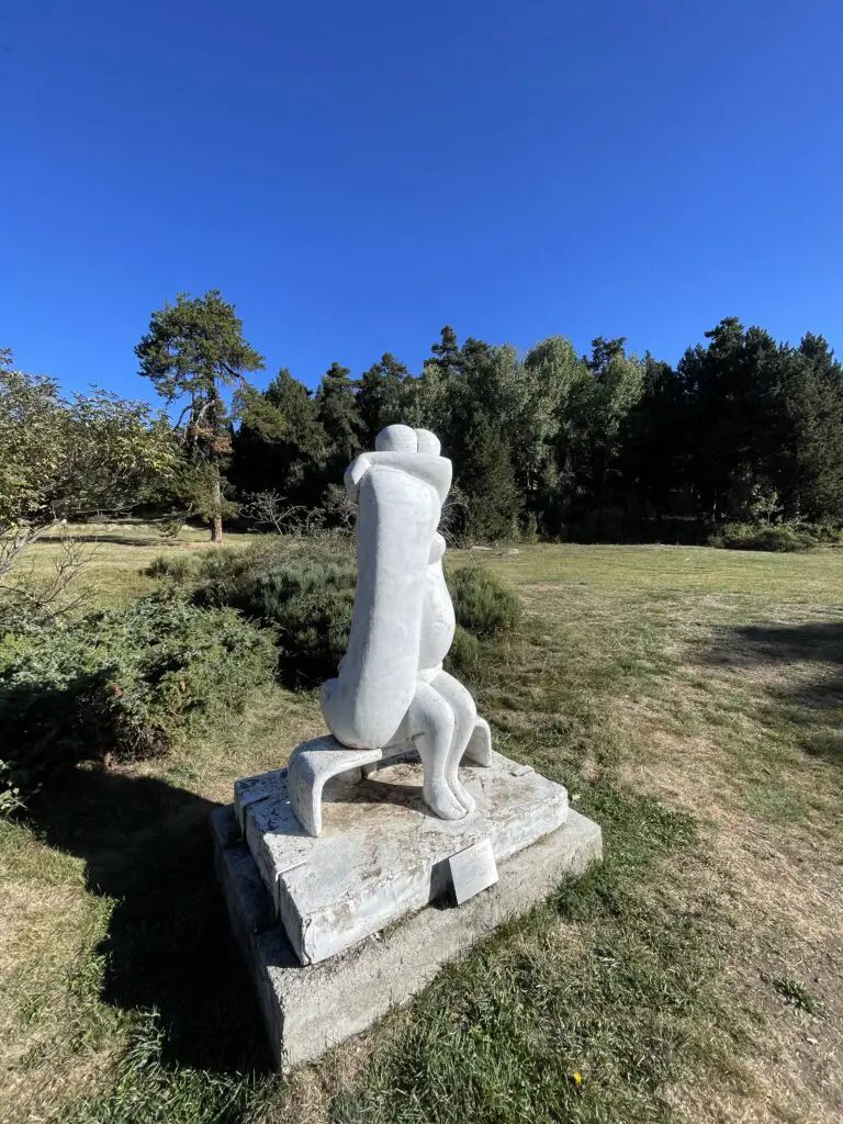 visite du musée sans mur à Font Romeu