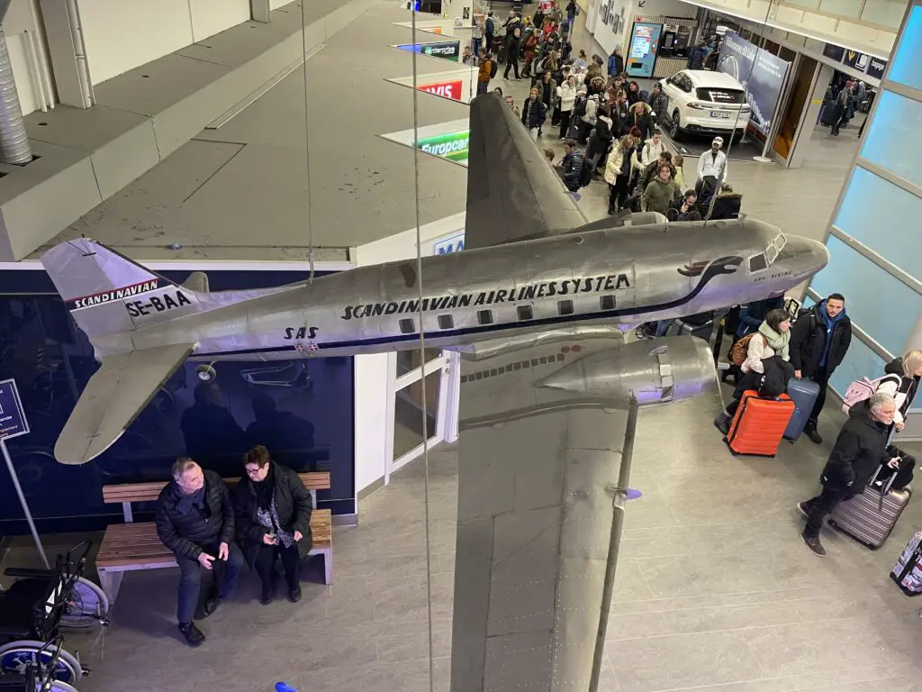 Aéroport de Lulea en laponie