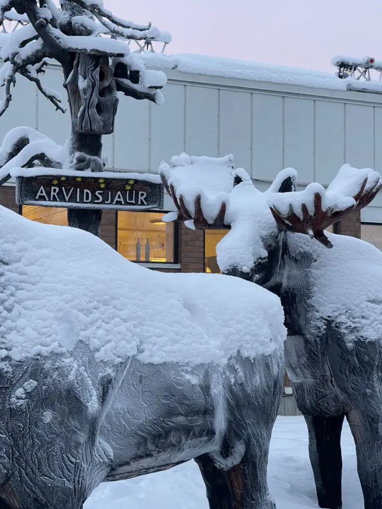 Arvidsjaur dans le comté de Norbotten en laponie suédoise