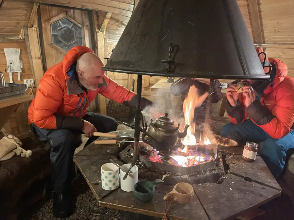Croque-gaufres et sauna la chaleur nordique