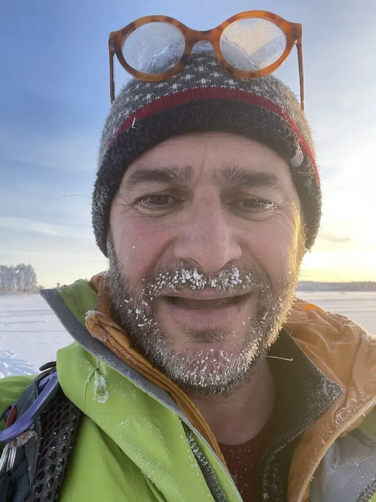 Michael ROUHAUD en reportage en laponie suédoise