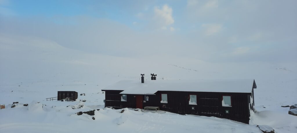 Un refuge sur la Kungsleden ou voie royal en Suède