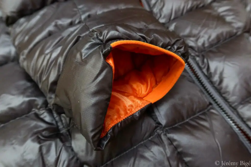 Manche de la doudoune Mythic Alpine de chez Rab