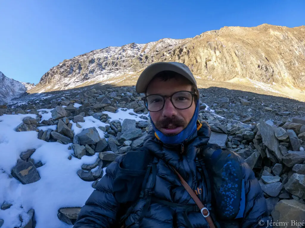 A l'assaut du Dele Lagna (4952m).