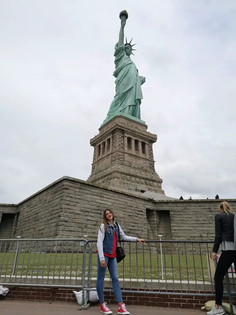 La statue de la Liberté et moi-même