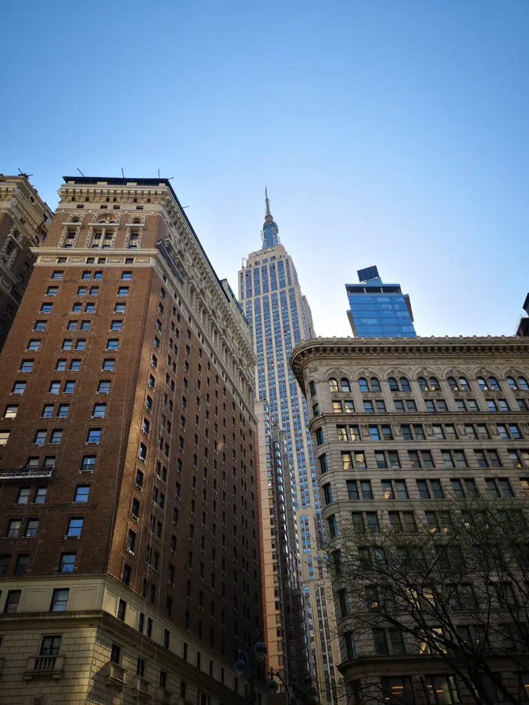 L'Empire State Building durant notre visite de New York