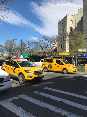 Les taxis jaunes de New York 