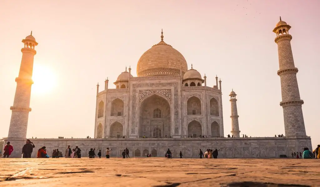 Visite du Taj Mahal à Agra au Rajasthan