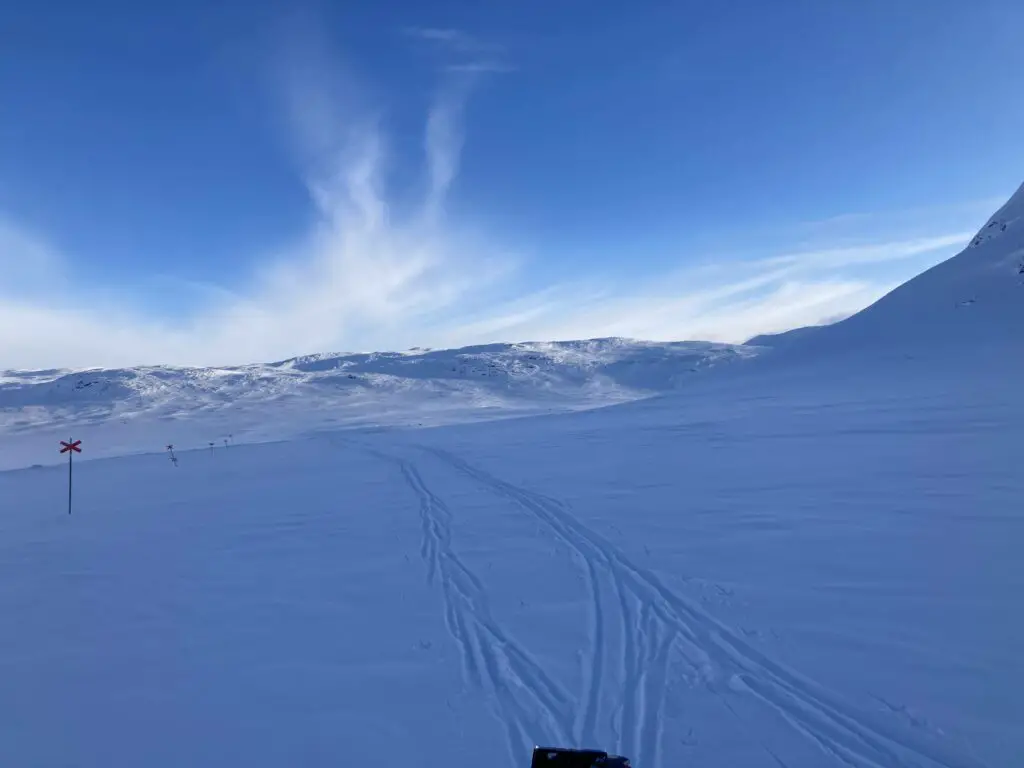 Vallée isolée sur la Kungsleden ou voie royale en Suède