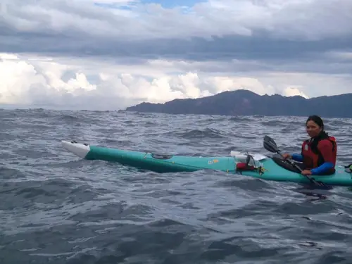 En direction du le Capu Rossu en kayak en Corse