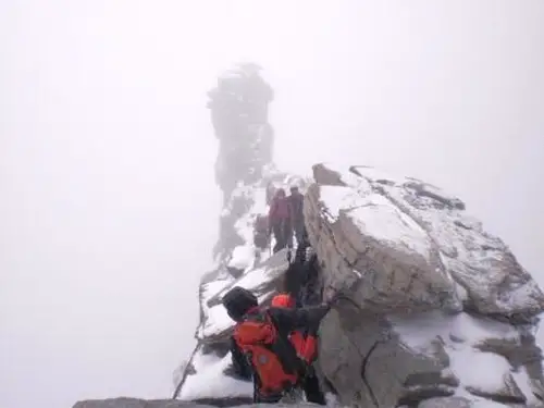 Un dernier effort avant le sommet du gran paradiso