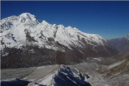 Sommets durant notre trek au Langtang