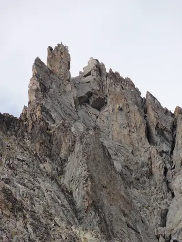 Et son joli surplomb lors de l'ascension de l'arête des cinéastes