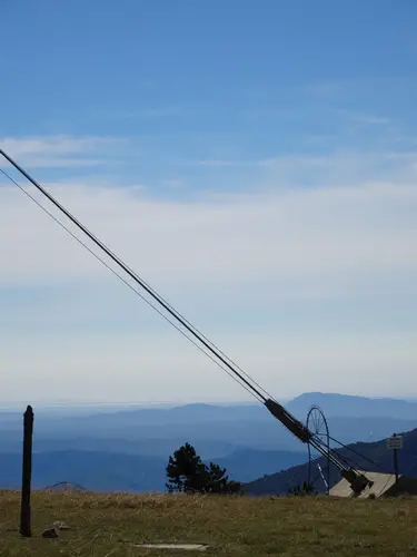 Des lignes et des couleurs lors de la sortie cyclisme dans les Cévennes