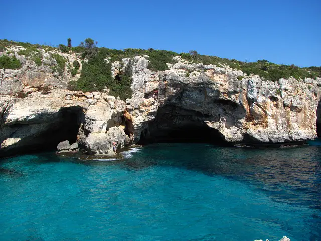 Psycobloc à Cala Barquès à Majorque (CP: Vincent ARMELLIN)