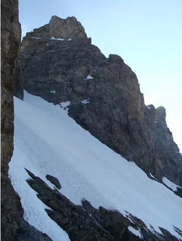 Durant notre traversée des arêtes de la Meije