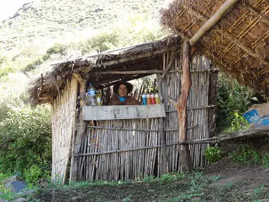 A Santa Rosa alta un troquet durant notre trek de choquequirao