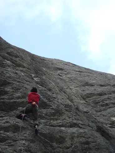  Le très glissant mais néanmoins jolie 6c - escalade à Orpierre