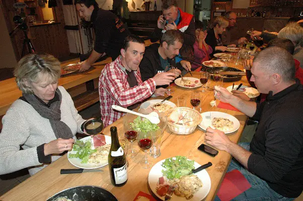 repas truffade au réservoir de la landie