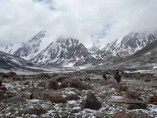 En route vers le Showr Pass au Pamir