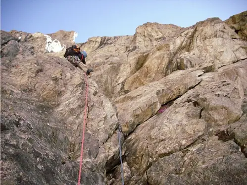 alpinisme près de la barre des Ecrins