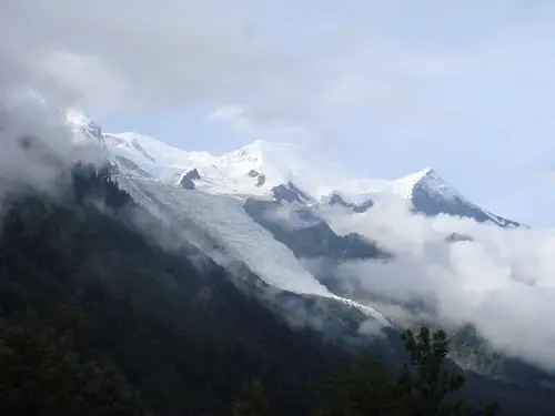 Vue depuis Chamonix