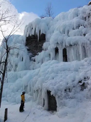 passez votre chemin - cascade de glace