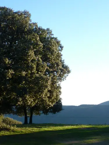 Slack avec vue, le vent n'aidera pas les apprentis équilibristes durant notre trip Escalade à Vilanova de Me