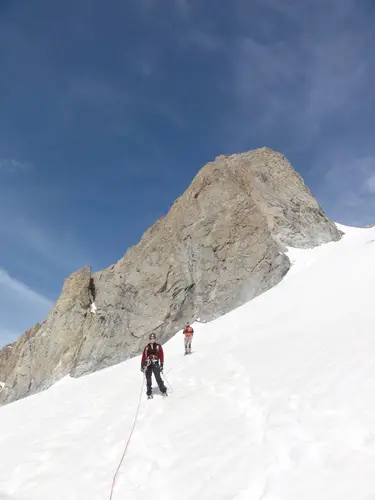 Fin du glacier, Prise par FD lors de l'initiation alpinisme