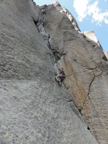 La visite se poursuit durant notre trip escalade en Italie