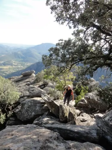 Quelques minutes avant de prendre la mauvaise décision... Initiation alpinisme au Caroux