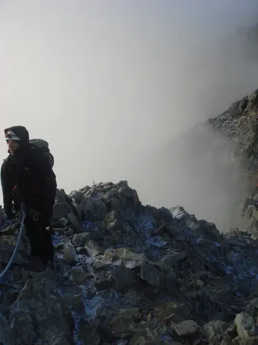 Mais on est sur la bonne voie lors de la session alpinisme facile