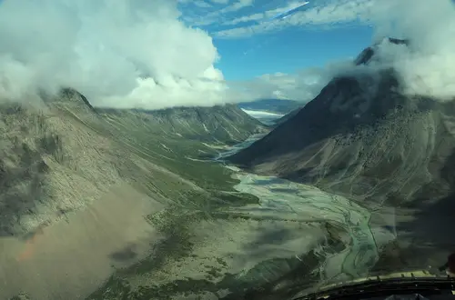 Vallée Qorqup kûa à l'Est de Narsarsuaq lors de mon voyage au Groenland