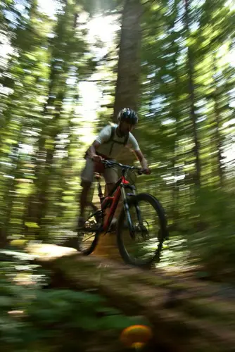 Sortie VTT durant notre Trek en Colombie Britannique