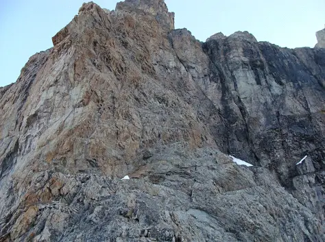 Muraille Castelnau durant notre traversée des arêtes de la Meije