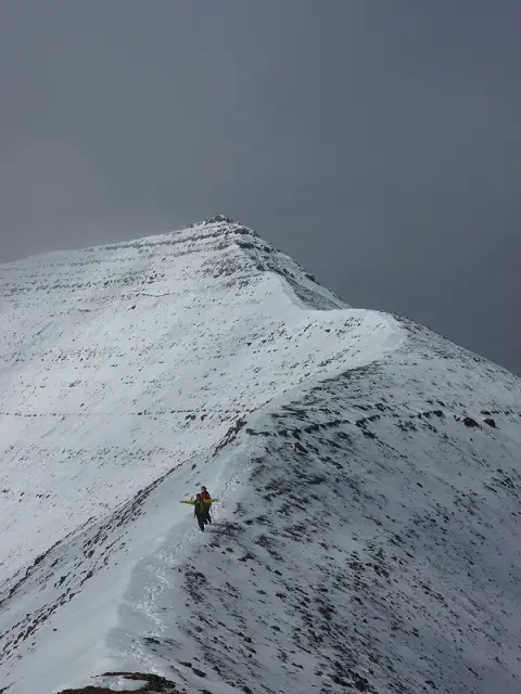 Traversée des crêtes sous un temps couvert - 2009 - CP F. Desjouis