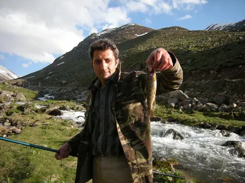 Partie de pêche dans le massif du Kaçkar en turquie