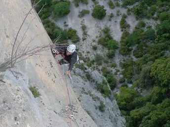 Henri B. dans le pilier GOUSSEAULT au Verdon - 2011- David C. H 