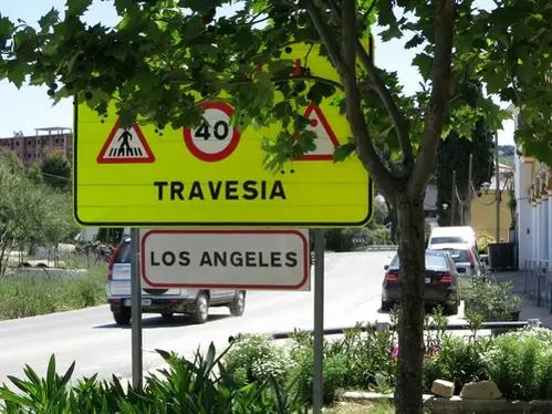 Traversée de Los Angeles durant notre voyage à vélo en Andalousie